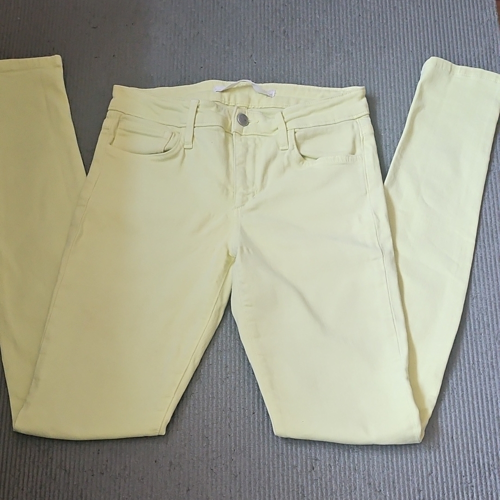 Joe's Jeans Light Yellow Skinny Jeans